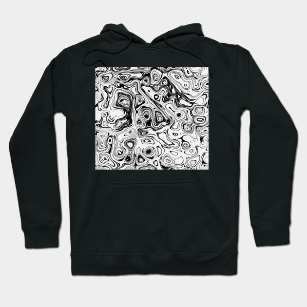 Blank Space - Original Abstract Design Hoodie by artsydevil